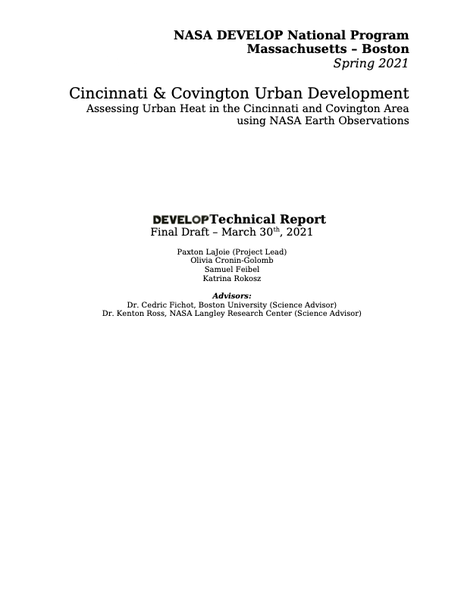 Cincinnati & Covington Urban Development thumbnail